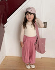 Little Foxx – Ecru Jogger Pants