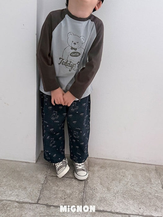 Little Foxx – Bear Denim Pants