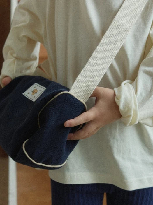 Little Foxx – Round Corduroy Cross Bag
