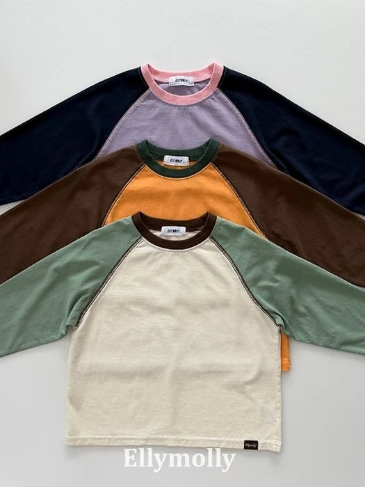 Little Foxx – Color Block Raglan Tee