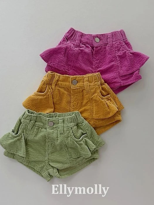 Little Foxx – Vivi Frill Corduroy Pants