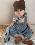 Little Foxx – Bebe Butter Suspender Suit