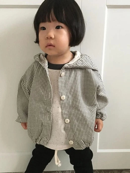 Little Foxx – Bebe Check Hood Jumper