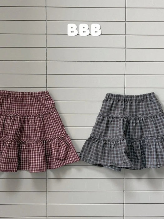 Little Foxx – Check Skirt
