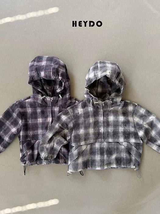 Little Foxx – Vintage Check Windbreaker