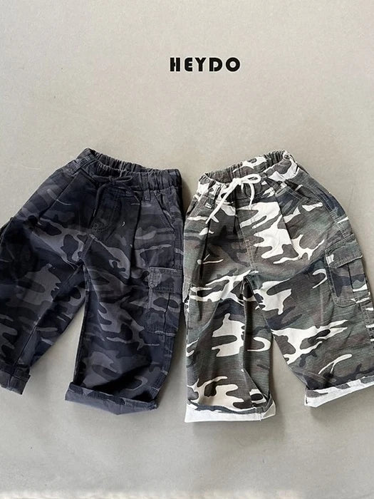 Little Foxx – Rib Camo Pocket Pants
