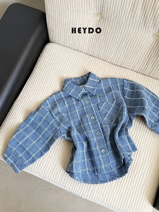 Little Foxx – Denim Check Shirt