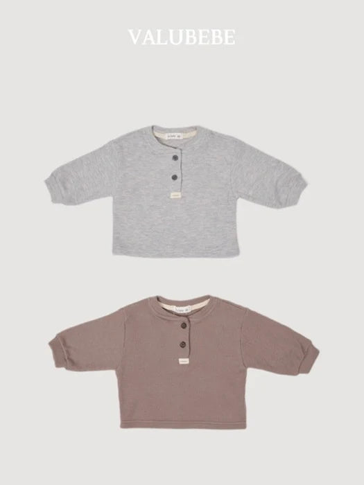 Little Foxx – Mini Waffle Button Tee