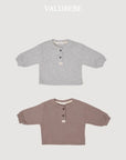 Little Foxx – Mini Waffle Button Tee