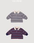 Little Foxx – Milky Stripe Collar Tee