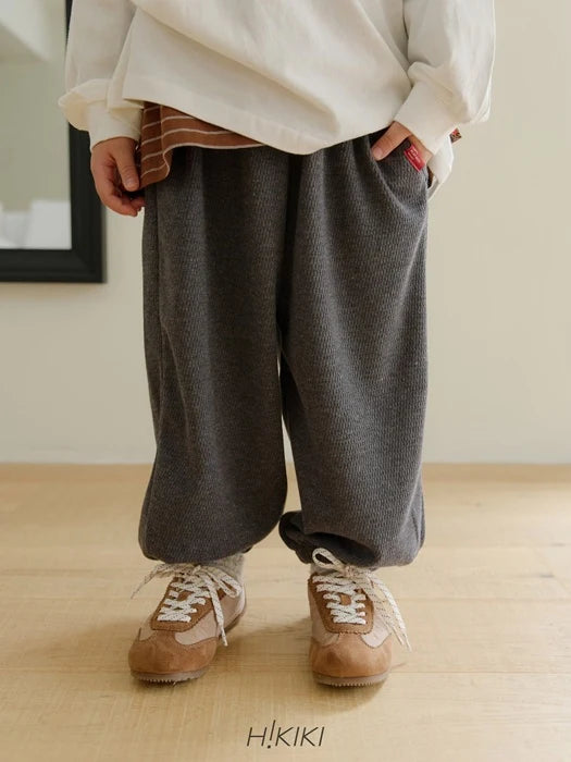 Little Foxx – Waffle Jogger Pants