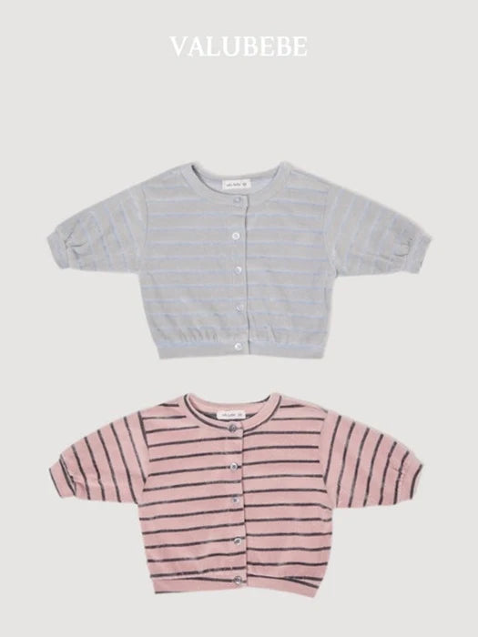Little Foxx – Veloure Stripe Cardigan