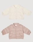 Little Foxx – Lace Collar Zip-up Jacket