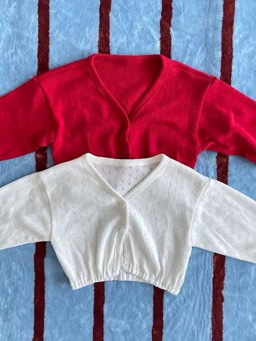 Little Foxx – Eyelet Cardigan