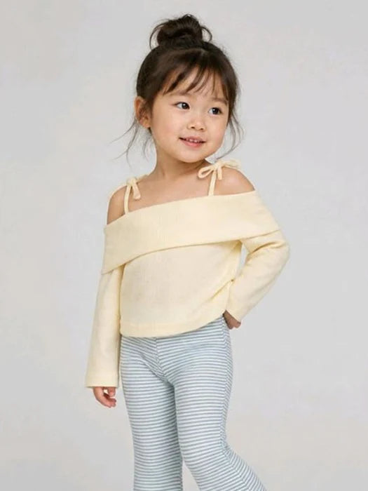Little Foxx – Rose Open Shoulder Tee