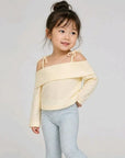 Little Foxx – Rose Open Shoulder Tee
