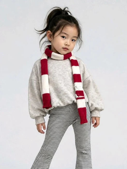 Little Foxx – Stripe Knit Muffler