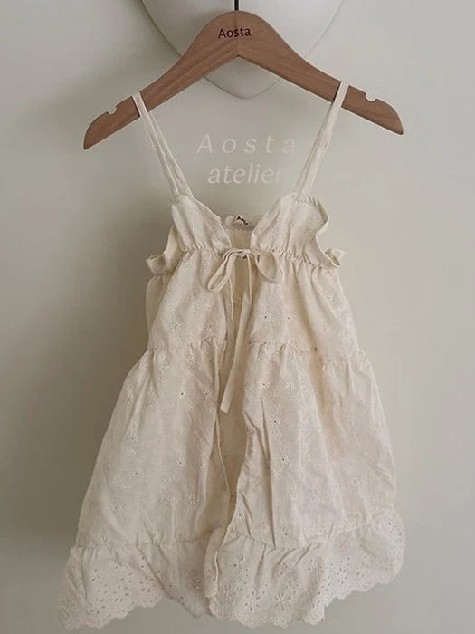 Little Foxx – Lace Cotton Open One-piece