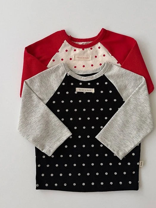 Little Foxx – Dot Raglan Tee