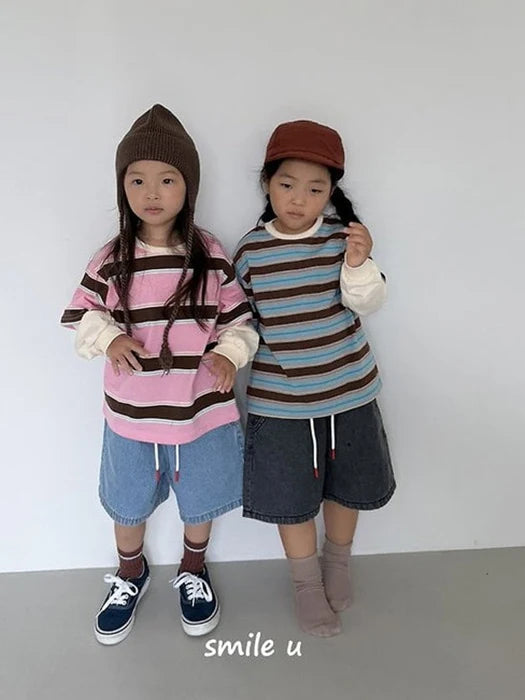 Little Foxx – Crayon Stripe Tee