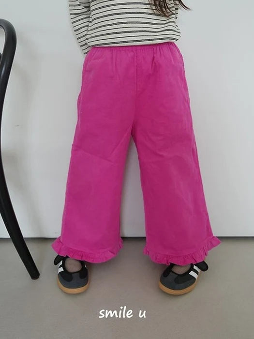 Little Foxx – Corduroy Frill Pants