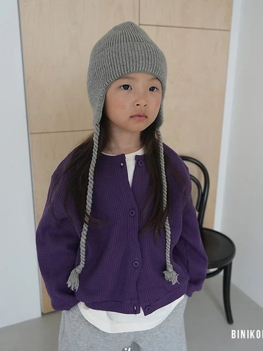 Little Foxx – Waffle Cardigan