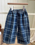 Little Foxx – Check Denim Pants