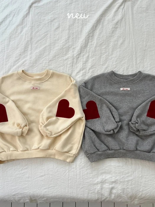 Little Foxx – Heart Patch Sweatshirts