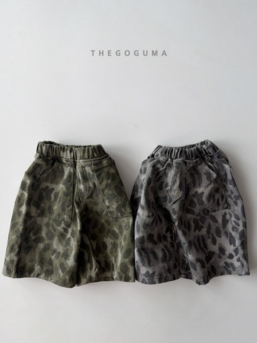 Little Foxx – Leopard Bermuda Pants