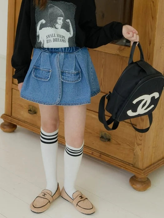 Little Foxx – Jessica Denim Skirt Pants