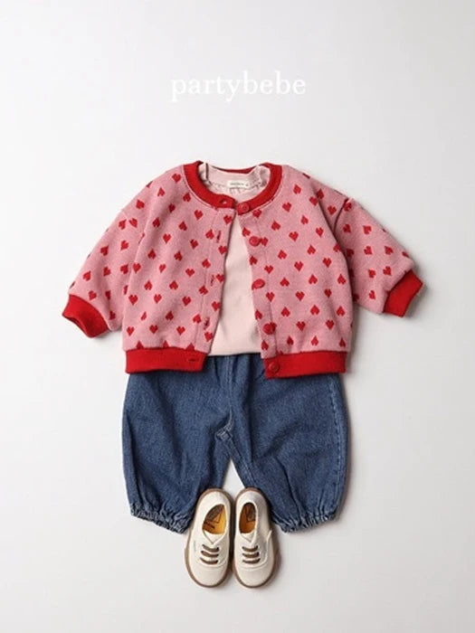 Little Foxx – Heart Cardigan