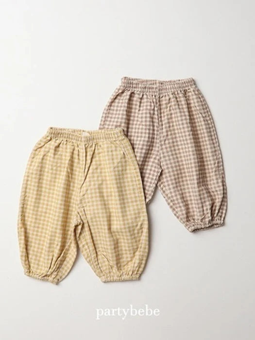 Little Foxx – Check Check Jogger Pants