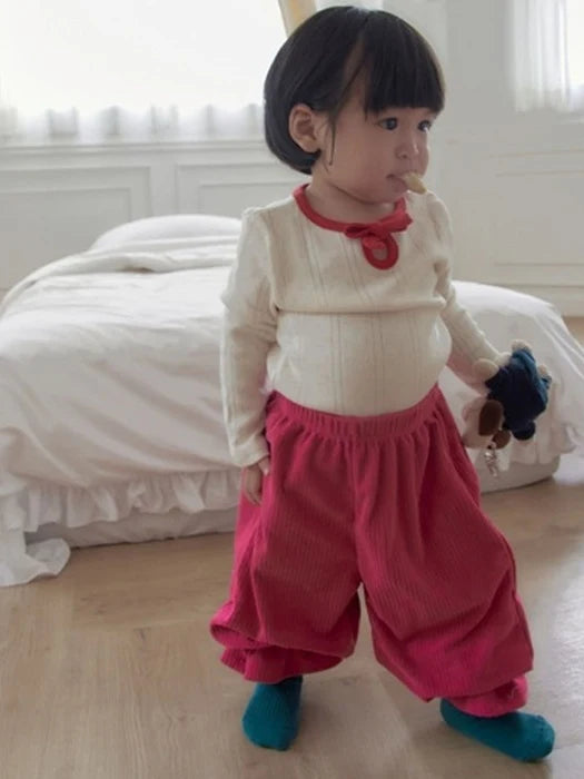 Little Foxx – Tulip Ribbed Pants