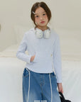 Little Foxx – Waffle Hooded Tee
