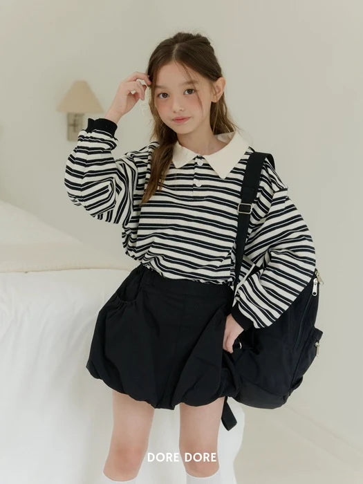Little Foxx – Little Stripe Collar Tee