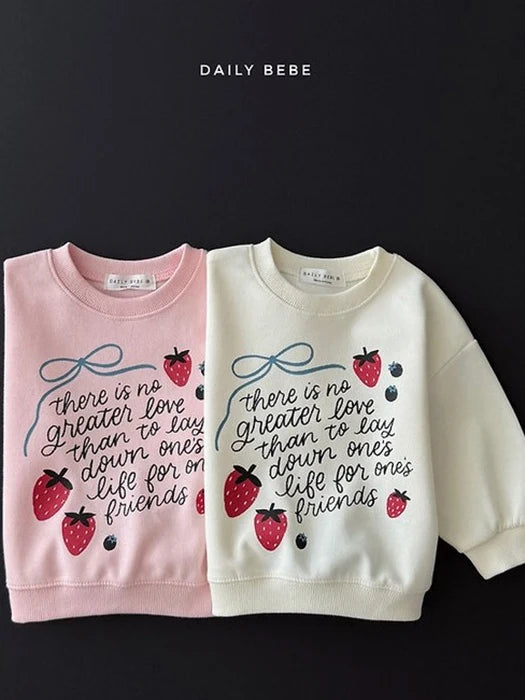 Little Foxx – Strawberry Ribbon Sweatshirt