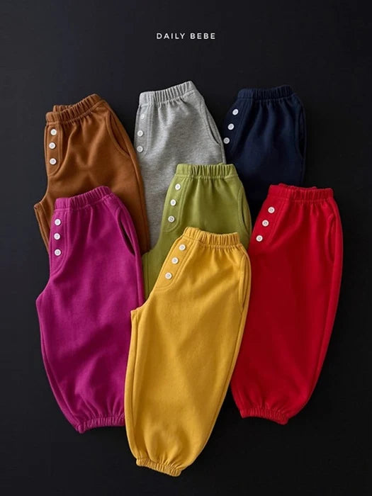 Little Foxx – Button Jogger Pants