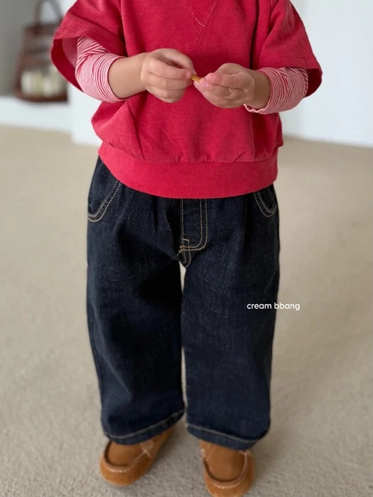 Little Foxx – Round Denim Spandex Baggy