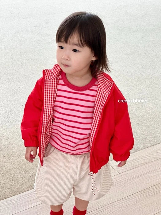 Little Foxx – Reversible Check Windbreaker
