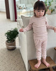 Little Foxx – Stripe Ribbed Leggings Set