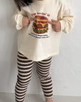Little Foxx – Hamburger Long Sleeve Tee