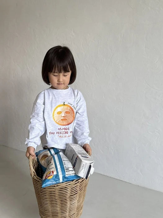 Little Foxx – Annoying Orange Long Sleeve Tee