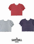 Little Foxx – Stripe Frill Tee