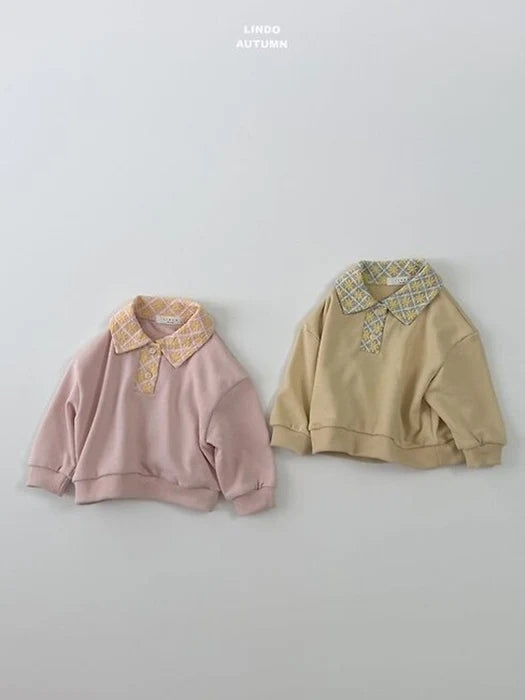 Little Foxx – Flower Collar Sweatshirt