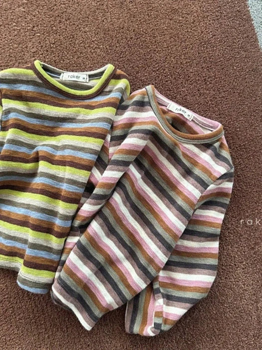 Little Foxx – Hazelnut Striped Tee