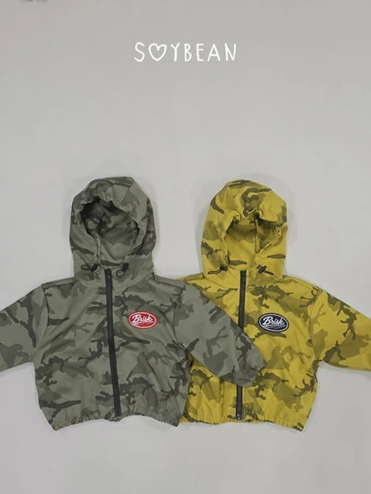 Little Foxx – Camo Hooded Windbreaker