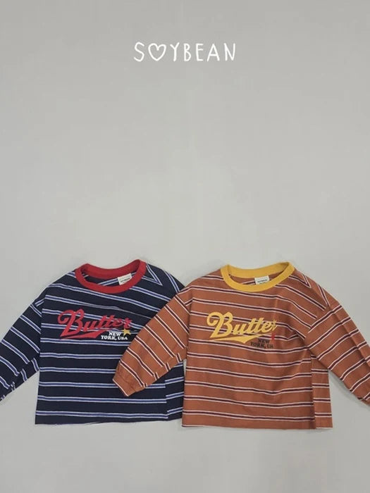 Little Foxx – Button Striped Tee