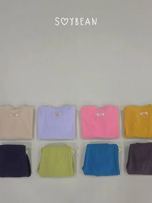 Little Foxx – Soft Color Block Top and Bottom Set