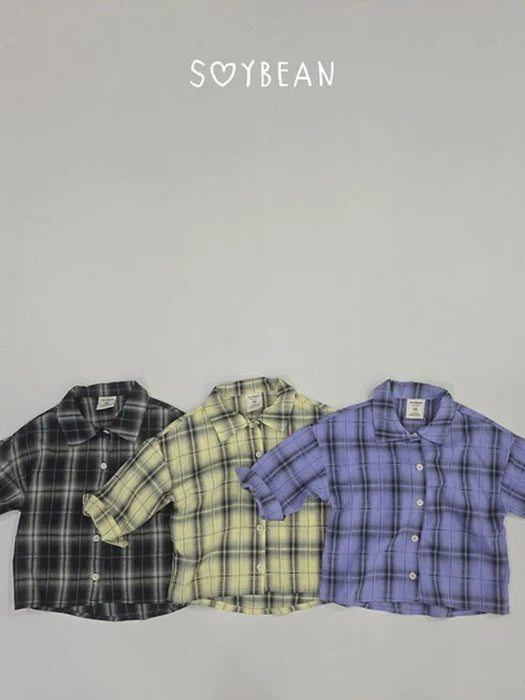 Little Foxx – Plaid Boxy Shirt