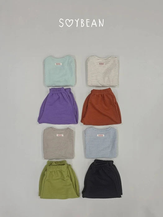 Little Foxx – Jam Striped Top and Bottom Set
